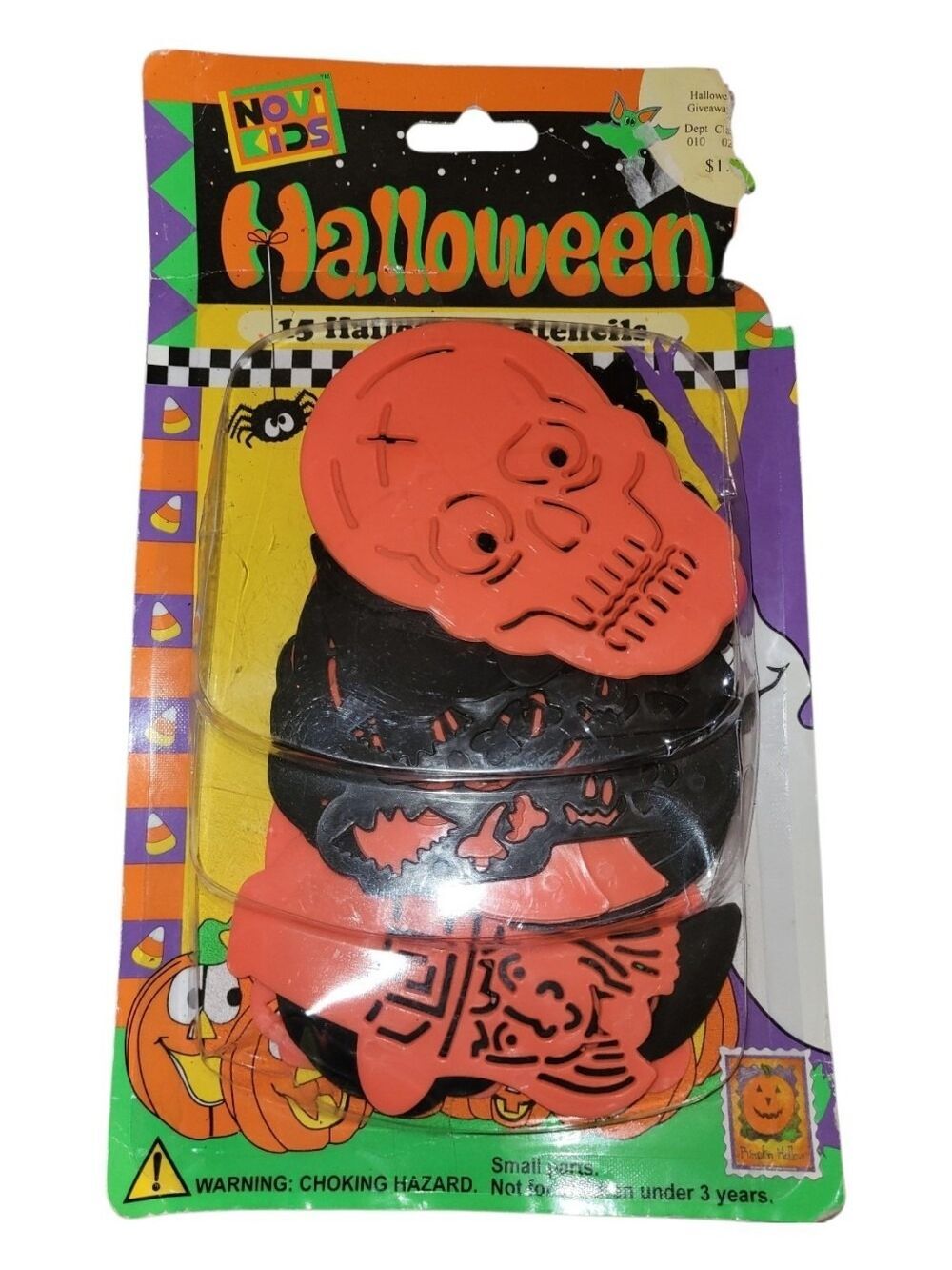 Vintage Y2k 2000 Halloween Stencils In Original Package Novi Kids